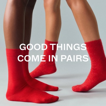 Ad 171 | Image | Static | All Products | two people in red socks, “Good Things Come In Pairs” text | none | OG - Copy 2